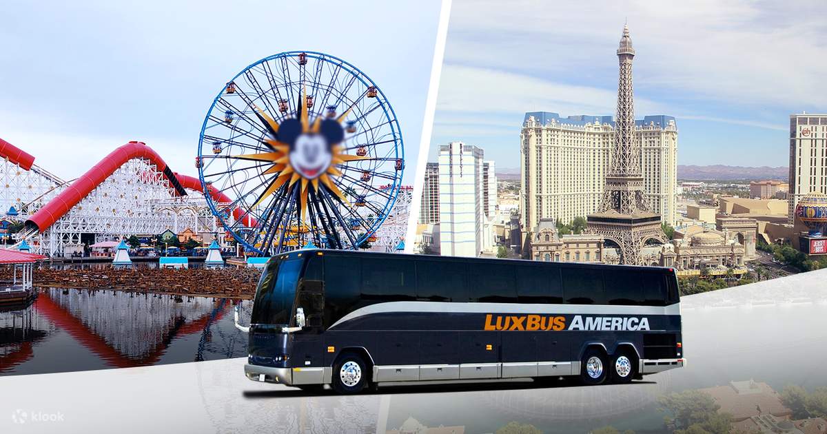Shared Luxury Coach Transfers from Anaheim to Las Vegas by Lux Bus